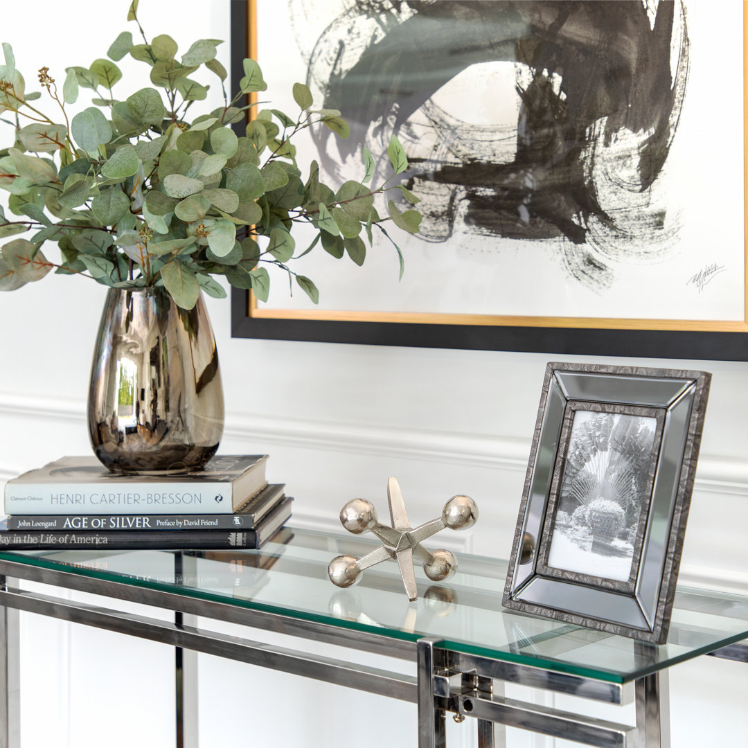 Modern Abstract Aluminum Decorative Object - Unique Geometric Metal Accent Sculpture for Contemporary Decor